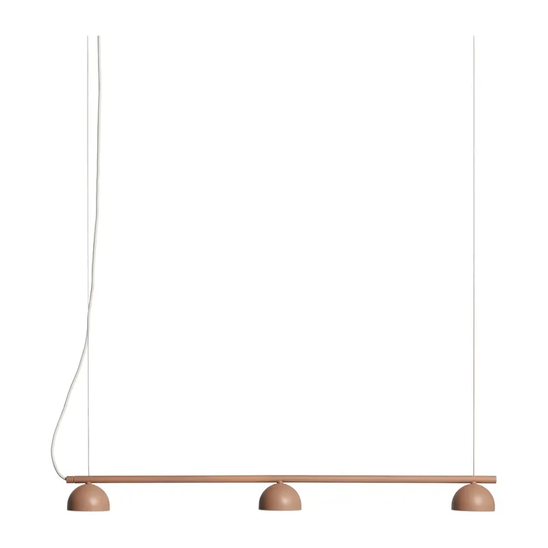 Blush Rail 3 ceiling light, Matt white Free Shipping