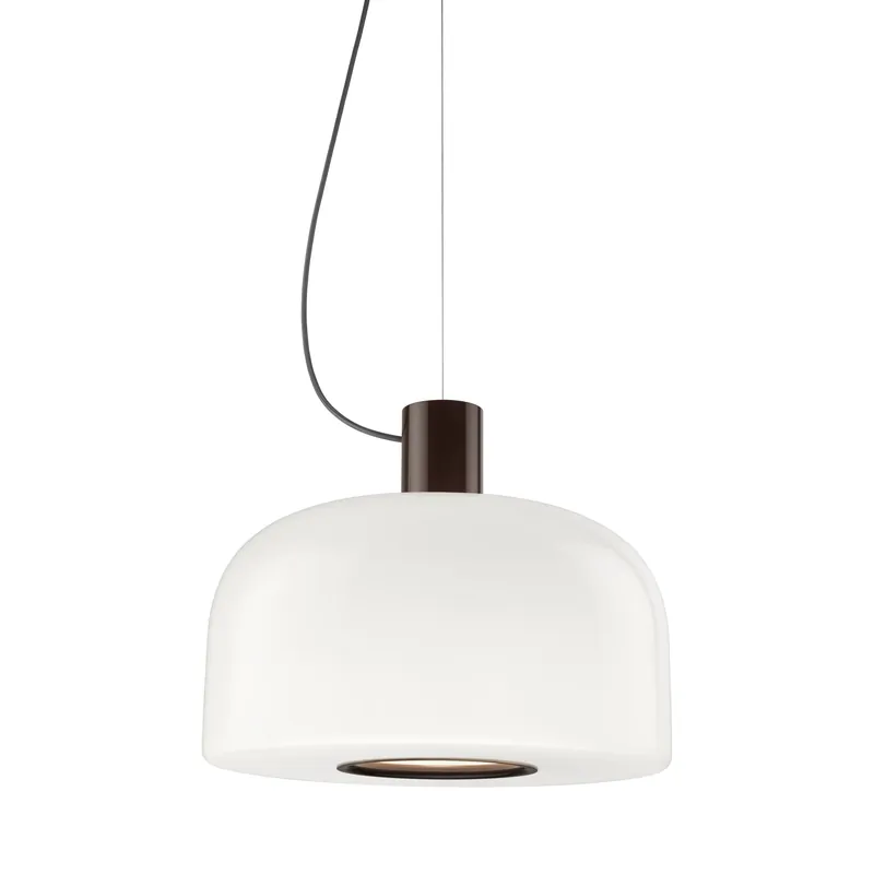 Bellhop Glass S2 pendant lamp, Bright aluminum Money Back Guarantee