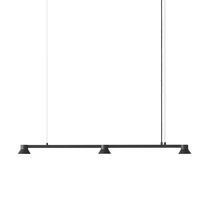 Popular Hat ceiling lamp linear small, Black