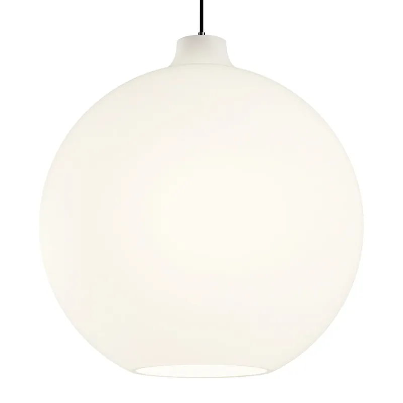 Affordable Wohlert pendant lamp Ø40 cm, White opal glass