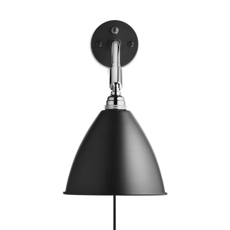 Affordable Bestlite BL7 wall lamp, matte white-chrome