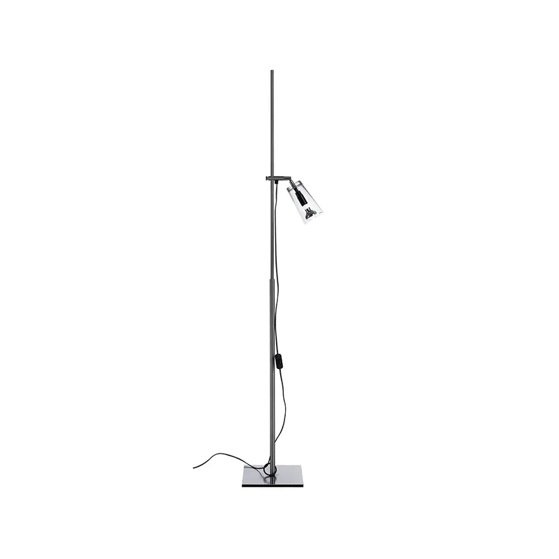 Free Delivery Manhattan 16 /1 floor lamp, Clear-frosted horizontal band