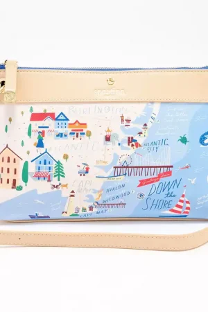 "As Is" Spartina 449 "Greetings From" Crossbody Bag Last Chance