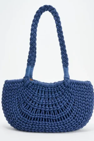 "As Is" Patricia Nash Giraldi Hand Woven Knot Shoulder Bag Free Delivery
