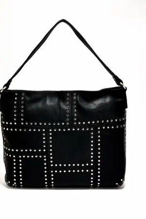 "As Is" American Leather Co. Mittie Ziptop Leather Hobo Fan Favorite