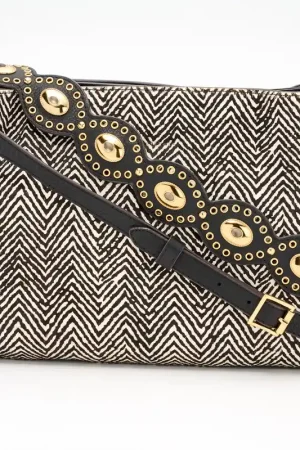 "As Is" Aimee Kestenberg Roma Leather Double Entry Shoulder Bag Deal