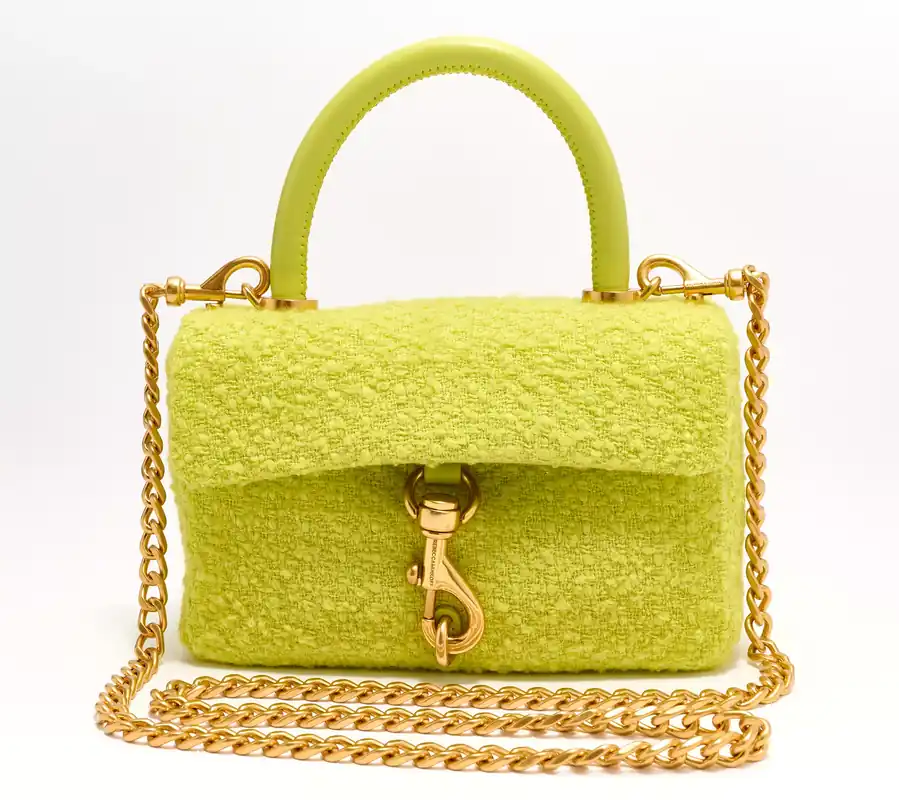 "As Is" Rebecca Minkoff Edie Leather Top Handle Crossbody Must Have