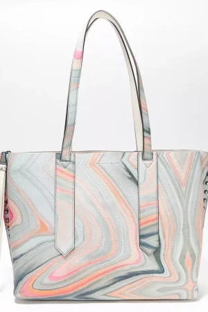 "As Is" Aimee Kestenberg Leather Tech Tote - Busy Bee Genuine