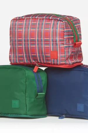 "As Is" IHKWIP Set of 3 XL Packable Cosmetic Cases Crafted