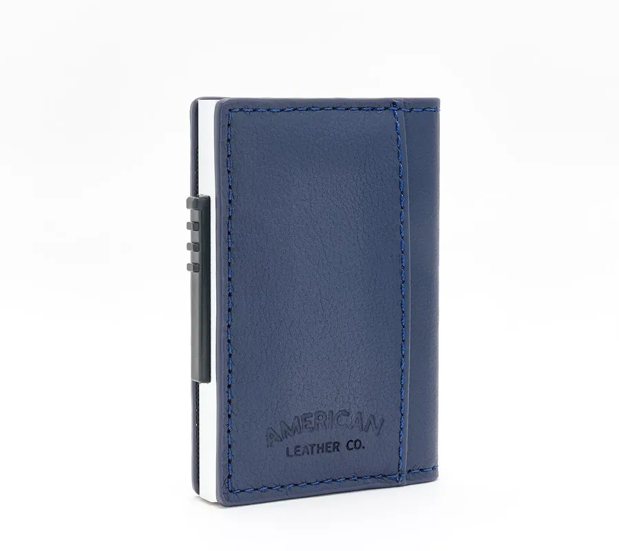 "As Is" American Leather Co. Pop Slim Leather Wallet Hot Deal