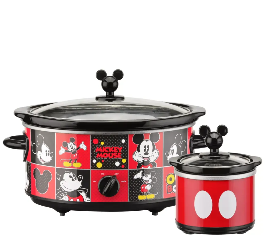 Disney Mickey Mouse 5-qt Slow Cooker with BonusLil Dipper Special Offer