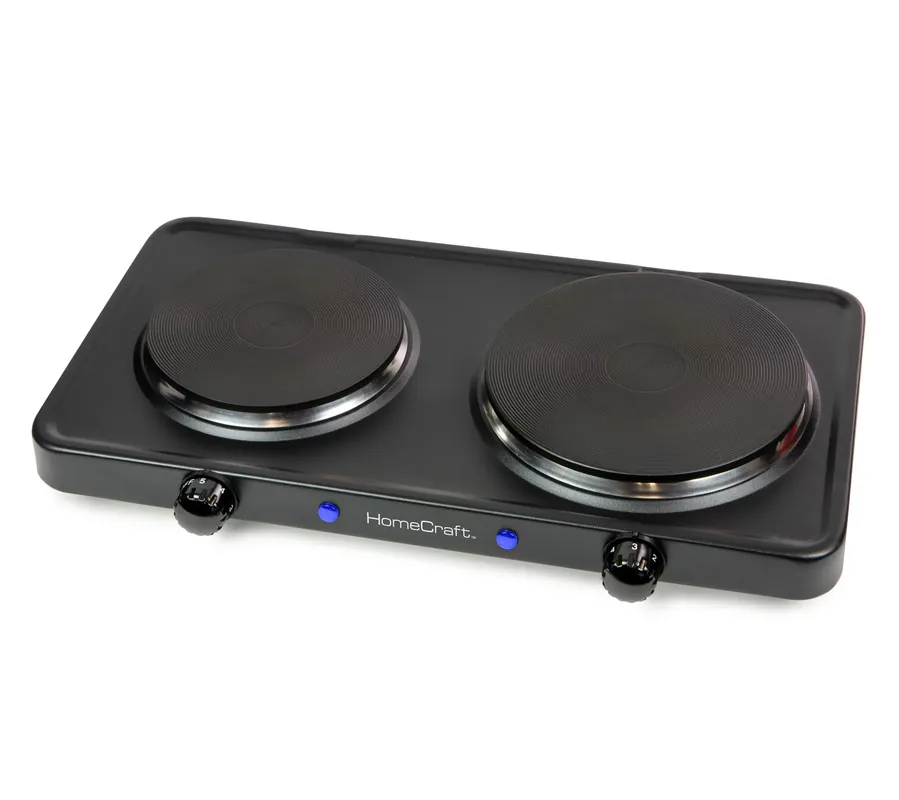 HomeCraft Double Burner Hot Plate Certified
