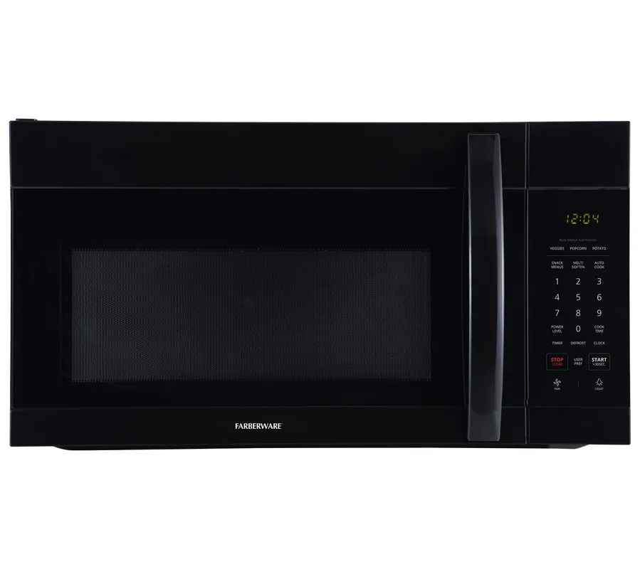 Premium Farberware 1.7 Cu. Ft. OTR Microwave - 1000W, Smart Sensor