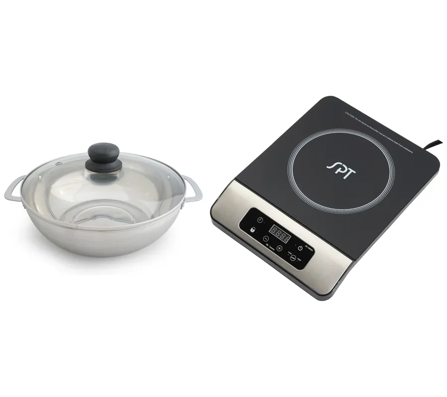 SPT 1650W Combo Induction Cooker & Pot Today Only