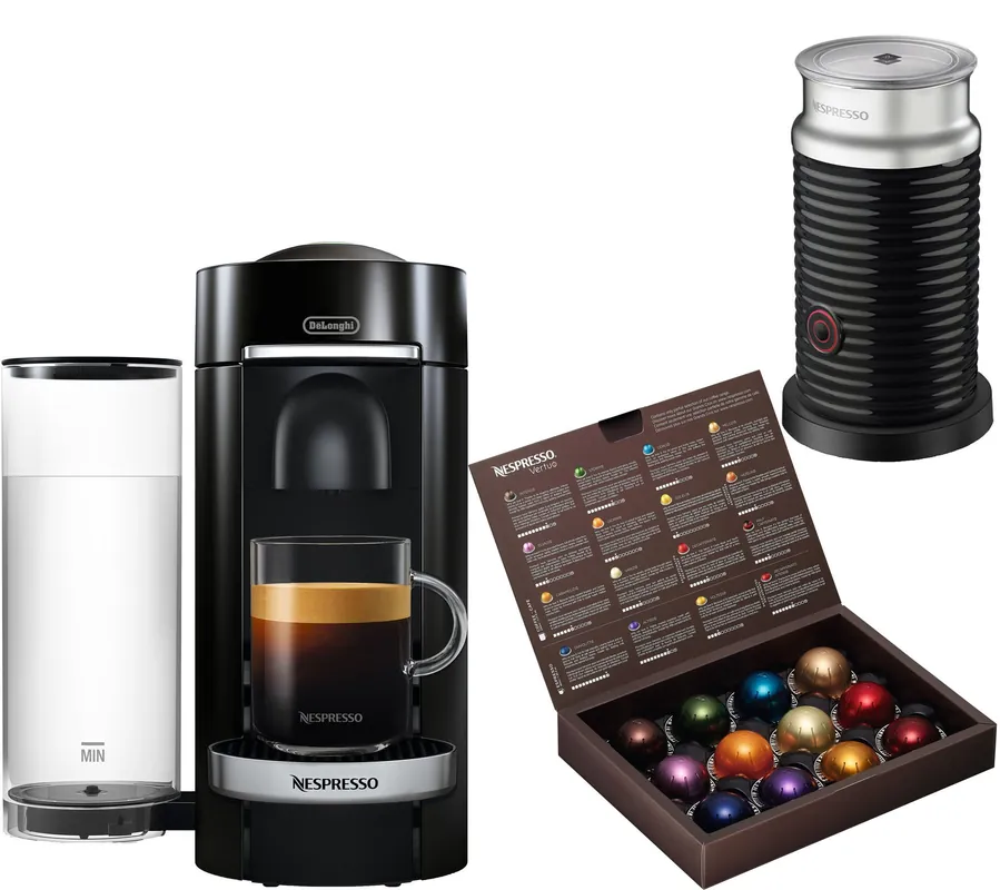 Holiday Sale Nespresso Vertuo Plus Deluxe Machine w/ Frotherby DeLonghi
