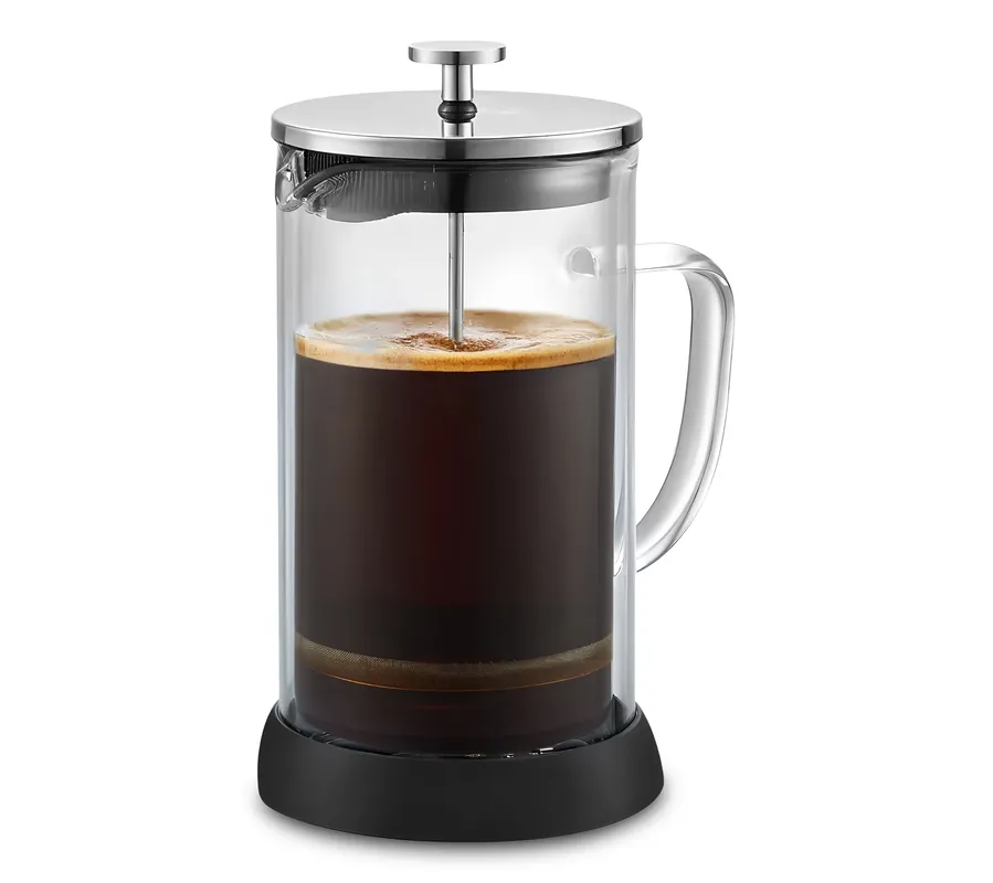 Elite Cuisine 4 Cup French Press Glass Coffee Maker Worldwide Shipping