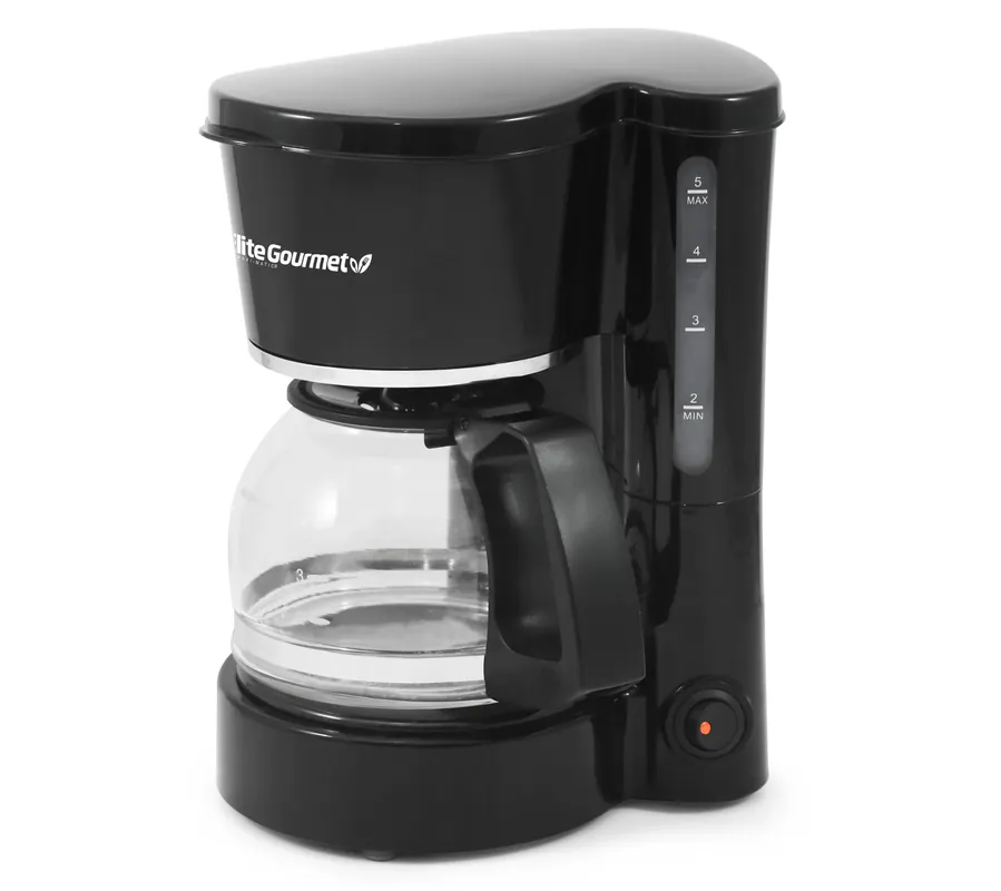 Low Price Elite Cuisine 5-Cup Coffeemaker with Pause & Serve