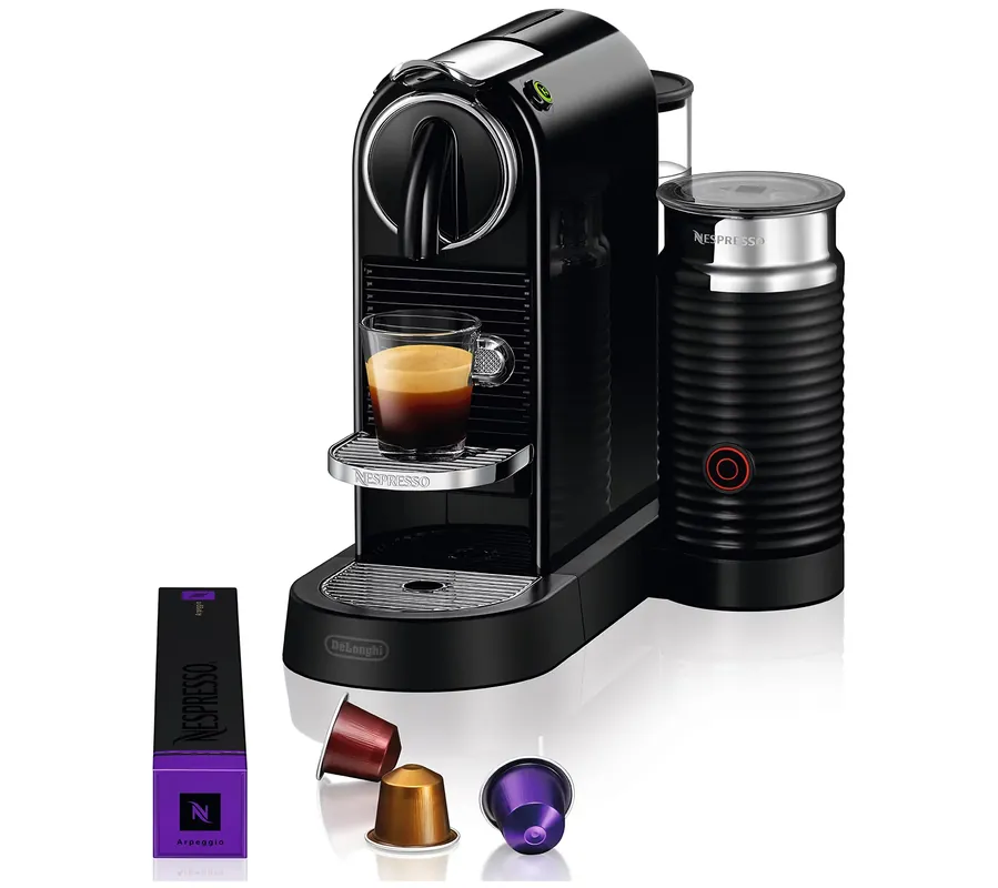 Nespresso CitiZ & Milk Espresso Maker w Frotherby De'Longhi Warranty Included