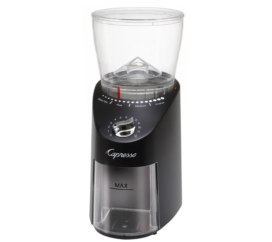 Capresso Infinity Plus Conical Burr Grinder - Black Best Choice