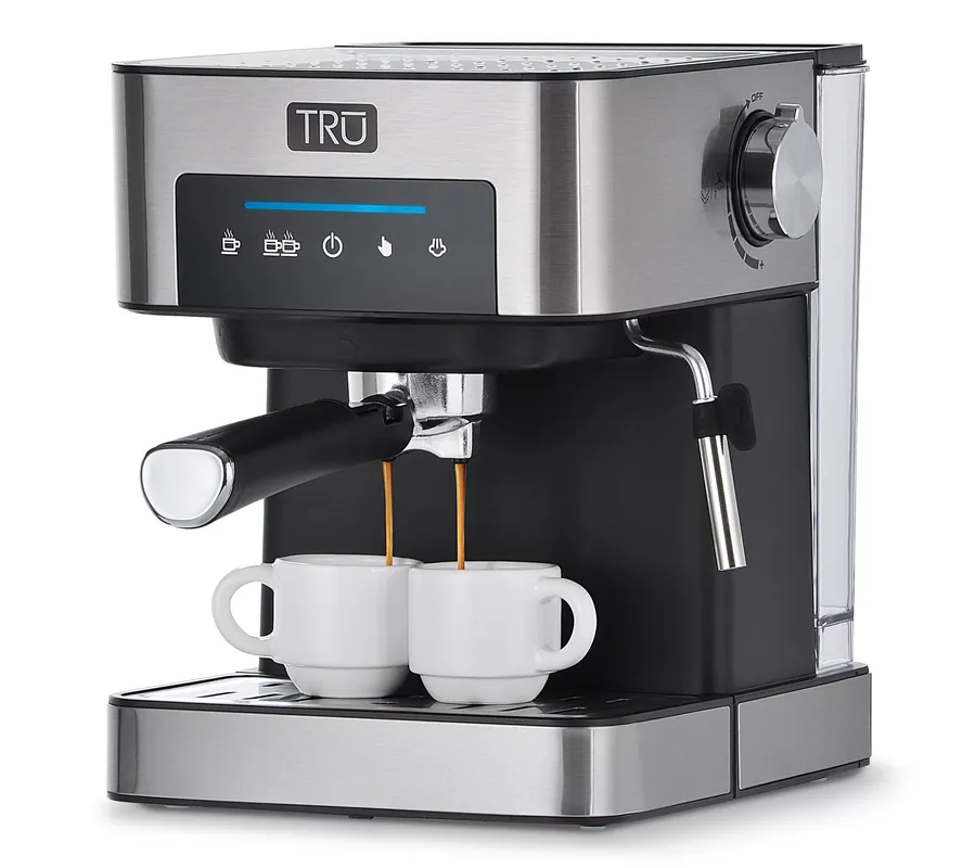 Get Yours TRU 15-Bar Touch Screen Stainless Steel Espresso Maker