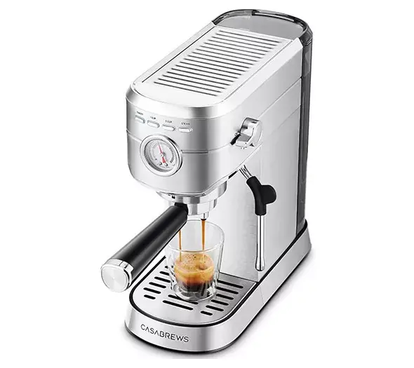 Today Only CASABREWS 2-Cup Espresso Machine with Milk Frother