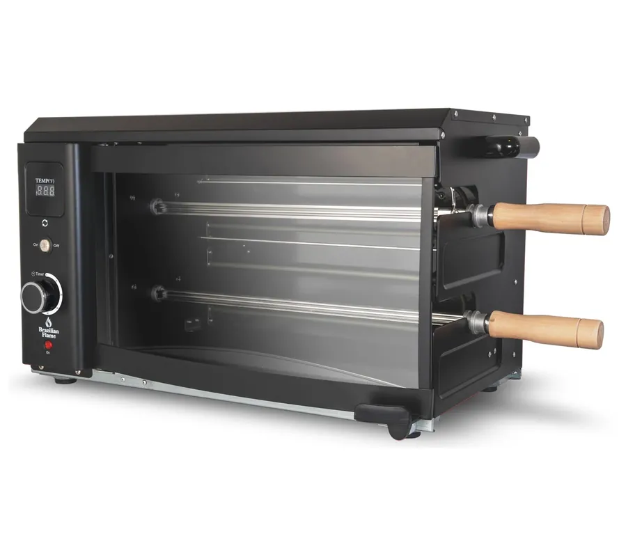 Brazilian Flame 2-Skewer Brazilian RotisserieElectric Grill Crafted