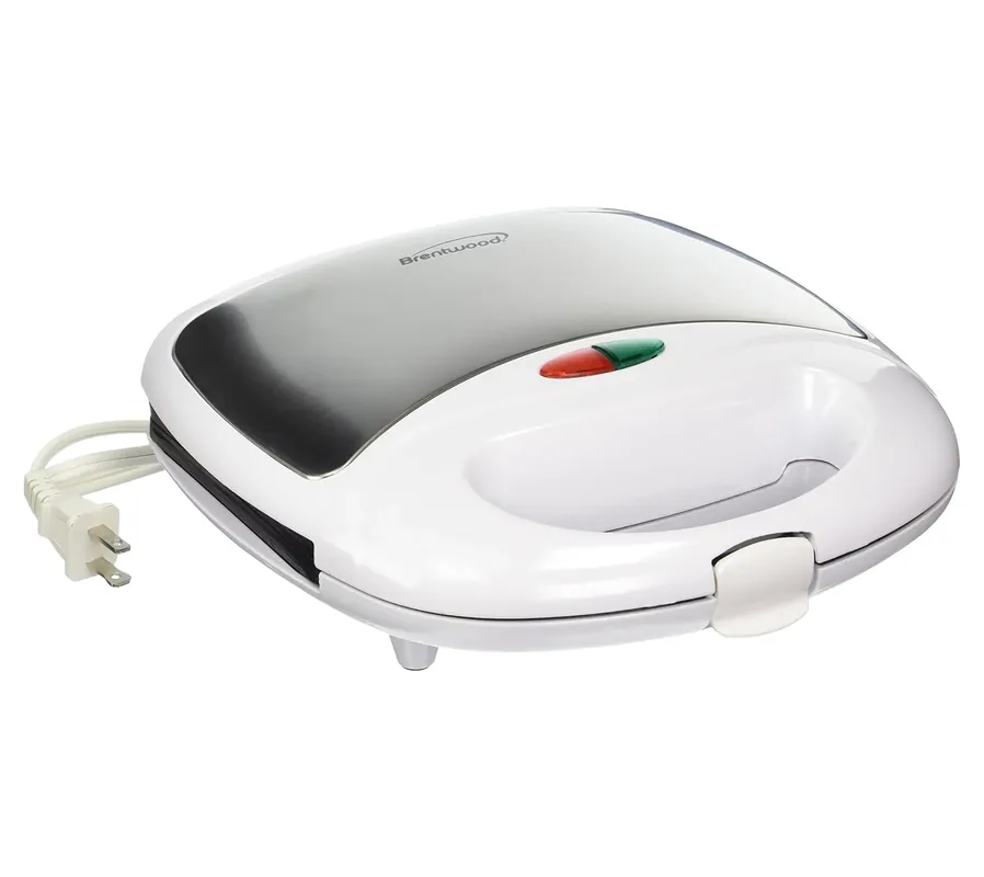 Crafted Brentwood Dual Nonstick Compact Sandwich Maker