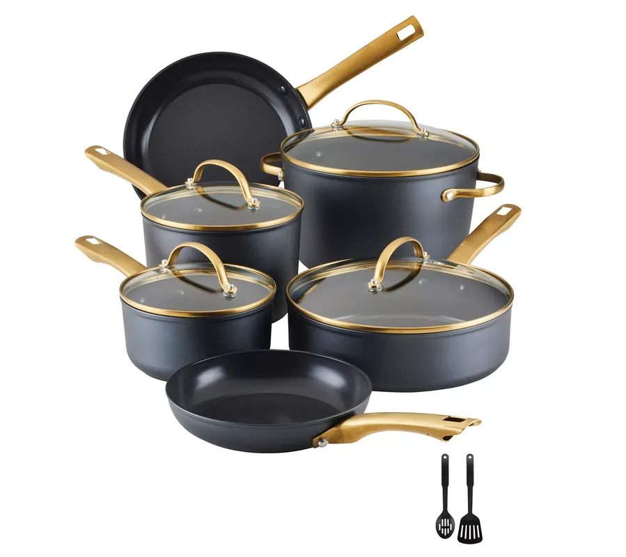 Big Sale Farberware Forged Induction Ceramic Nonstick Cookware 12Pc Set