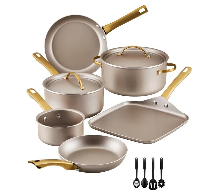 Farberware Radi ant 12- Piece N onstick Cookwar e Set with Tool Original