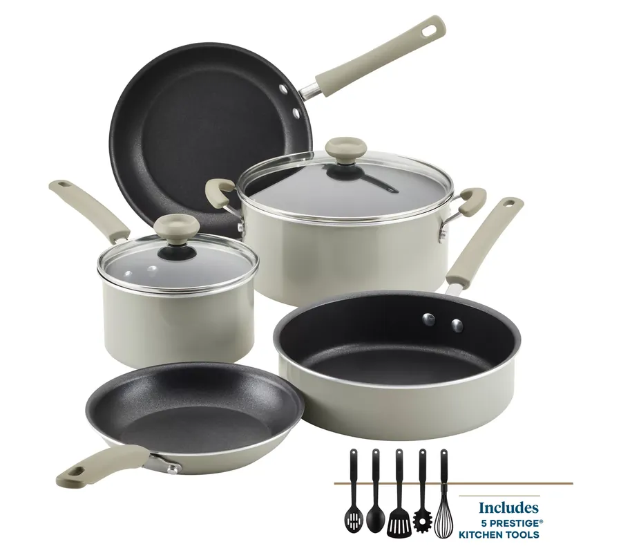 New Release Farberware DuraStrong Nonstick Cookware 12 pc Set