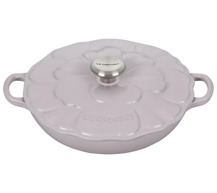 Le Creuset Signature 2.25 qt. Flower Braiser Warranty Included