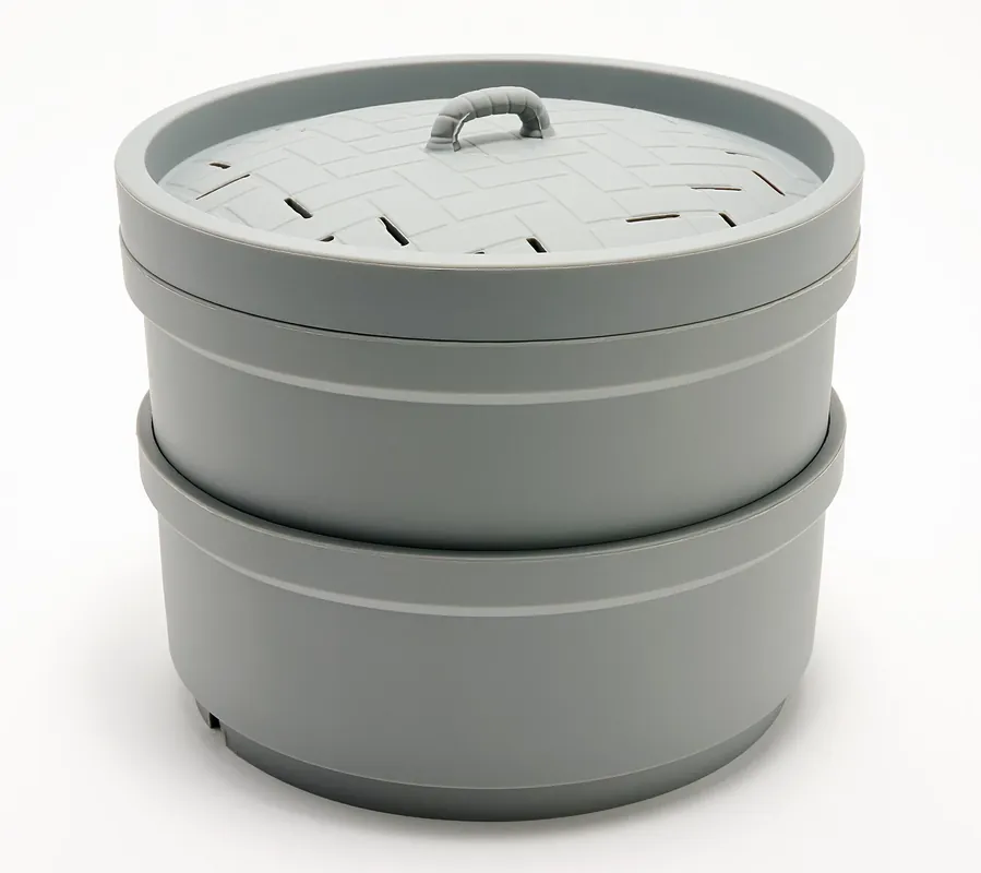 Save Now Kitchen Innovations Double Layer Silicone Steamer w/ Lid