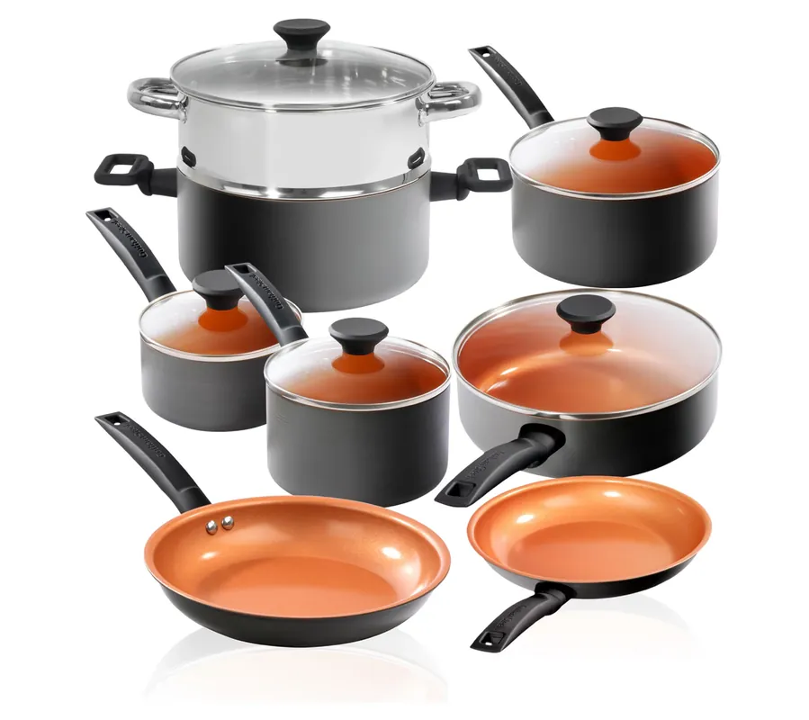 Mega Sale Gotham Steel Pro Premier 13 Piece Nonstick Cookware Set