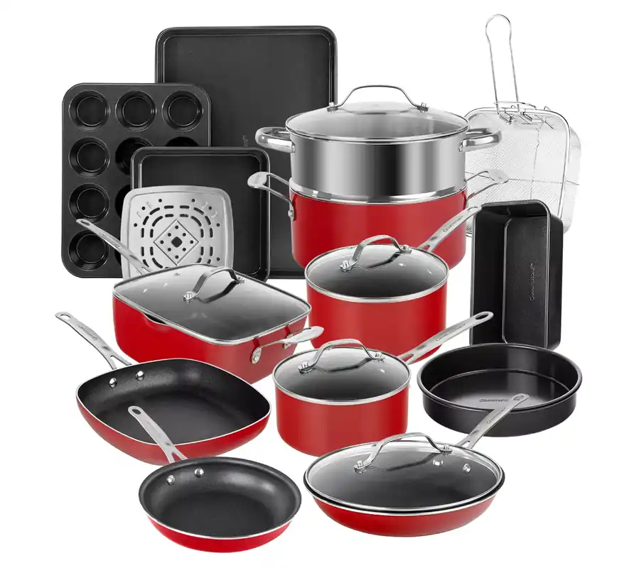 Granitestone 20pc Non-stick Cookware and Bakewae Set In Demand