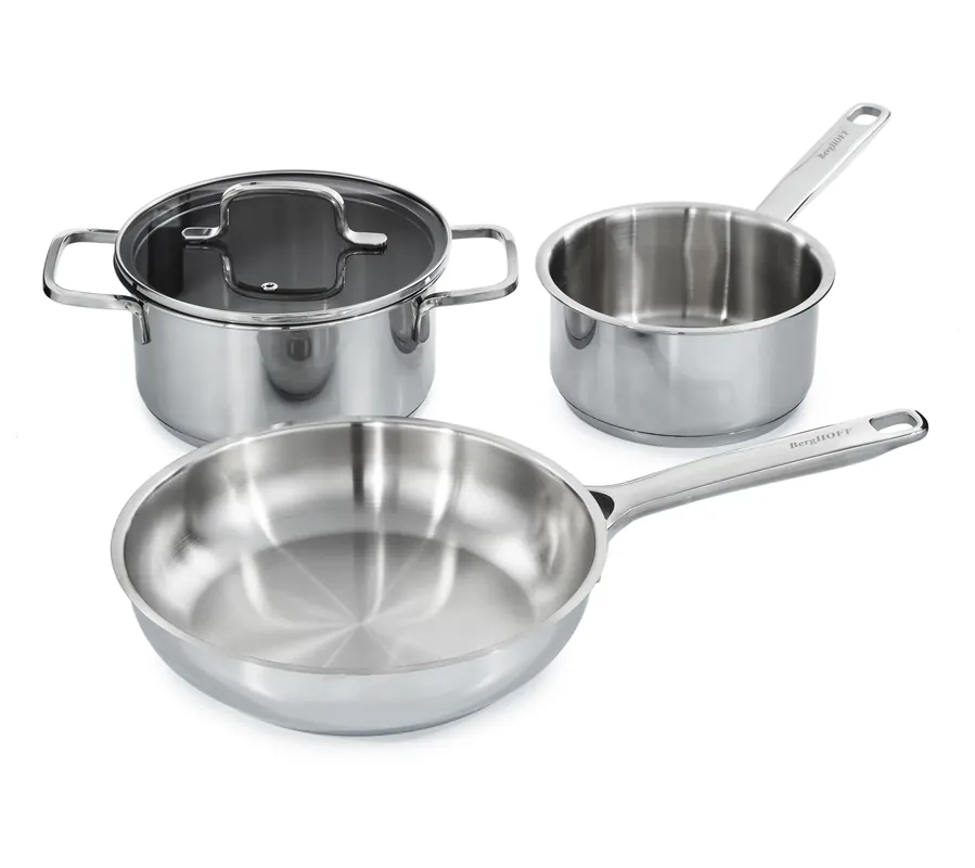 Wholesale BergHOFF Helix 5pc 18/10 Stainless Steel Cookware Set