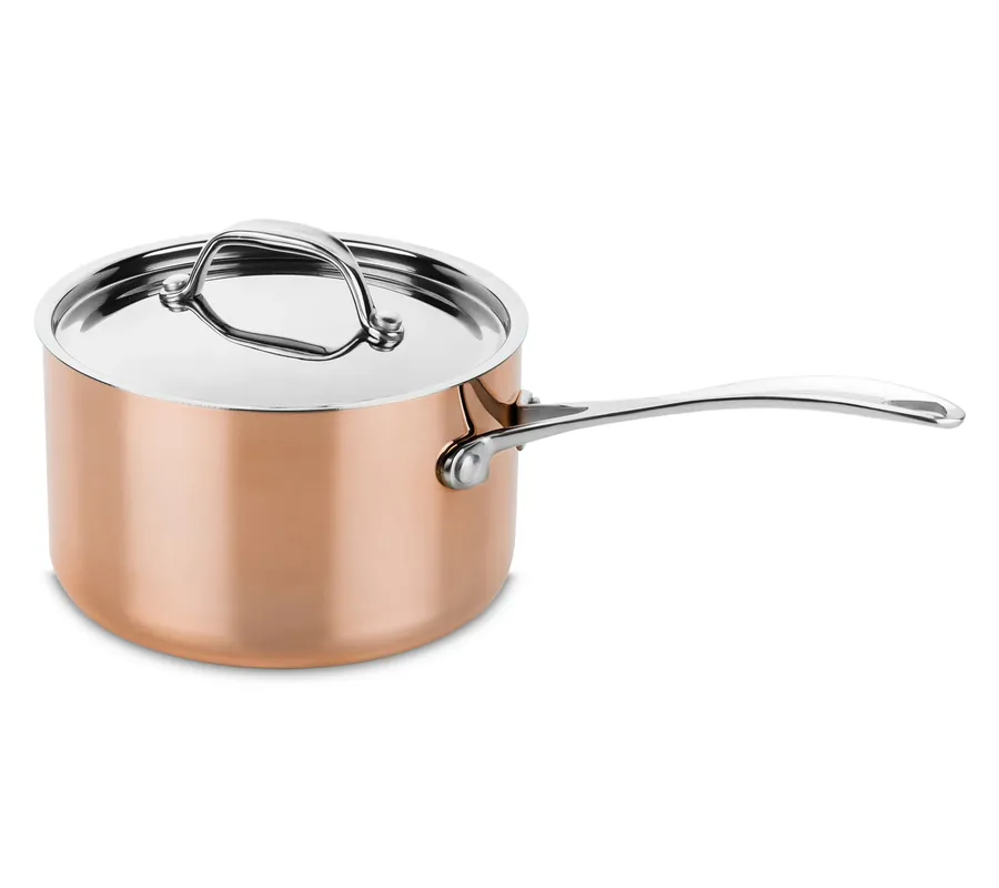 Direct From Manufacturer Mepra Copper Toscana Casserole with Lid