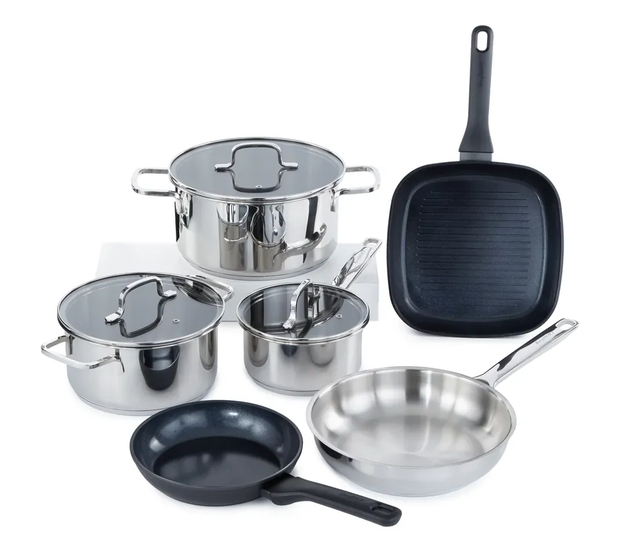 BergHOFF DiNA Helix Recycled 9pc Cookware Set Discount