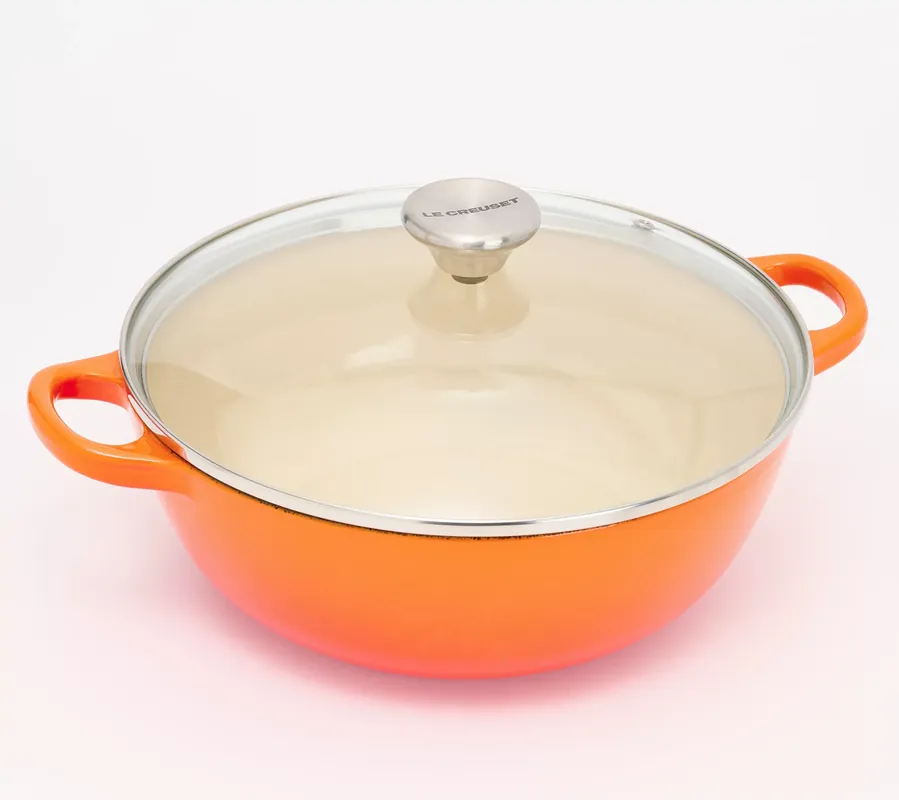 Le Creuset 3.5-Qt Cast Iron Chef's Oven w/ Glass Lid Free Delivery