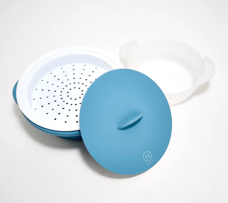 No Minimum Order Henning Lee Microwave & Stovetop Colander Steaming Set