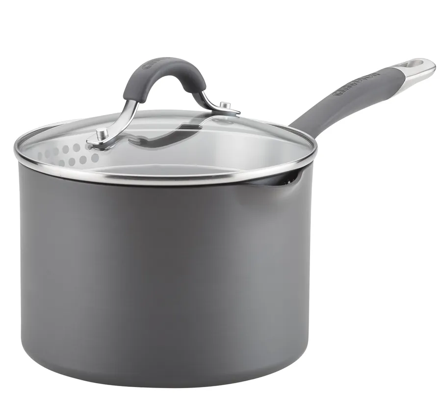 Circulon Radiance Sauce Pan with Straining Lid,3qt Premium