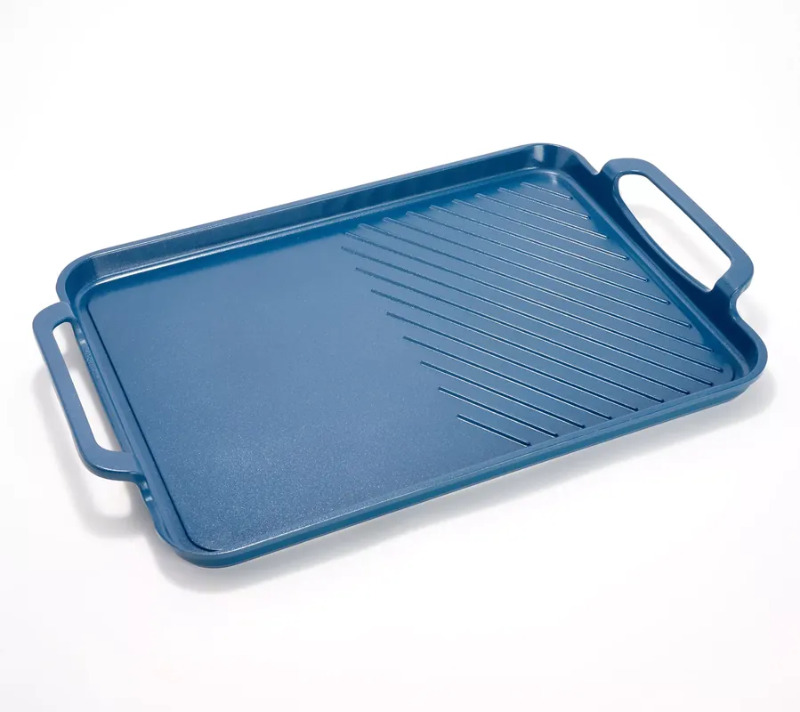 Cooking Light 15"x11" Ceramic Nonstick Double Burner Grill/Griddle Discount