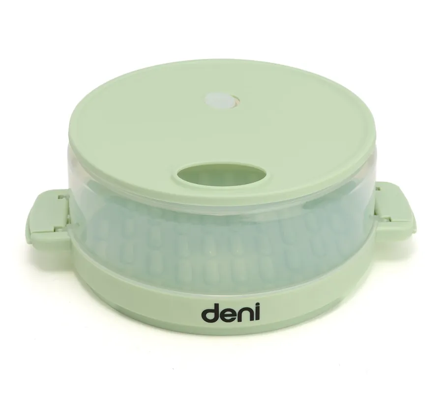 Final Sale Deni Microwave Potato Baker & Steamer w/ Vented Lid