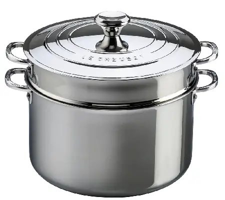 Le Creuset 9-qt Stockpot w/ Deep Colander Insert & Lid Warranty Included