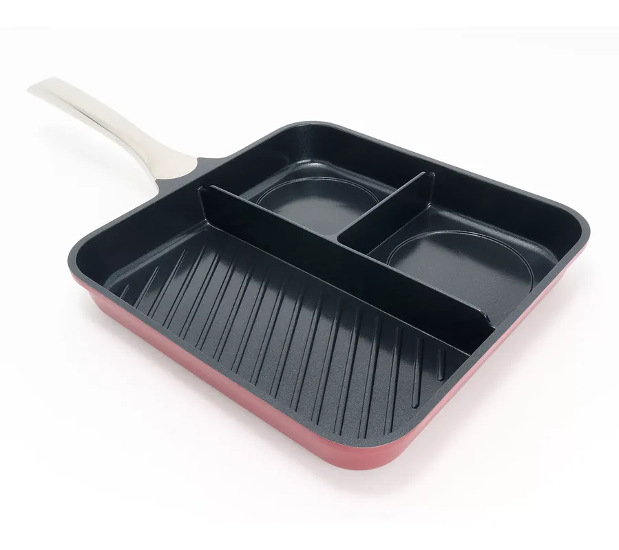 Buy Today Technique Cast Aluminum Compartment Cookware