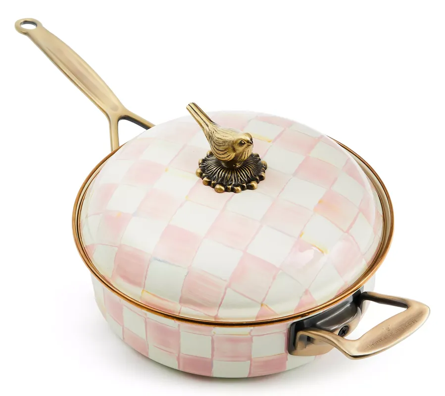 MacKenzie-Childs Check 3 Qt. Saute Pan Factory Price