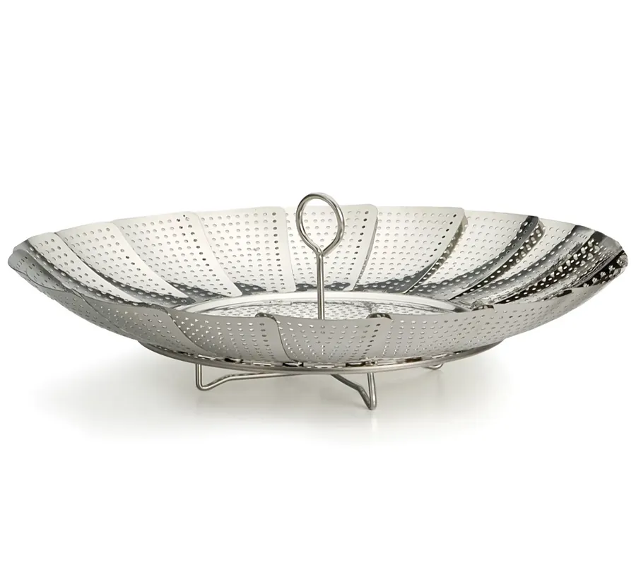 Discount RSVP 9" Precision Pierced Stainless Steel Vegetble Steamer
