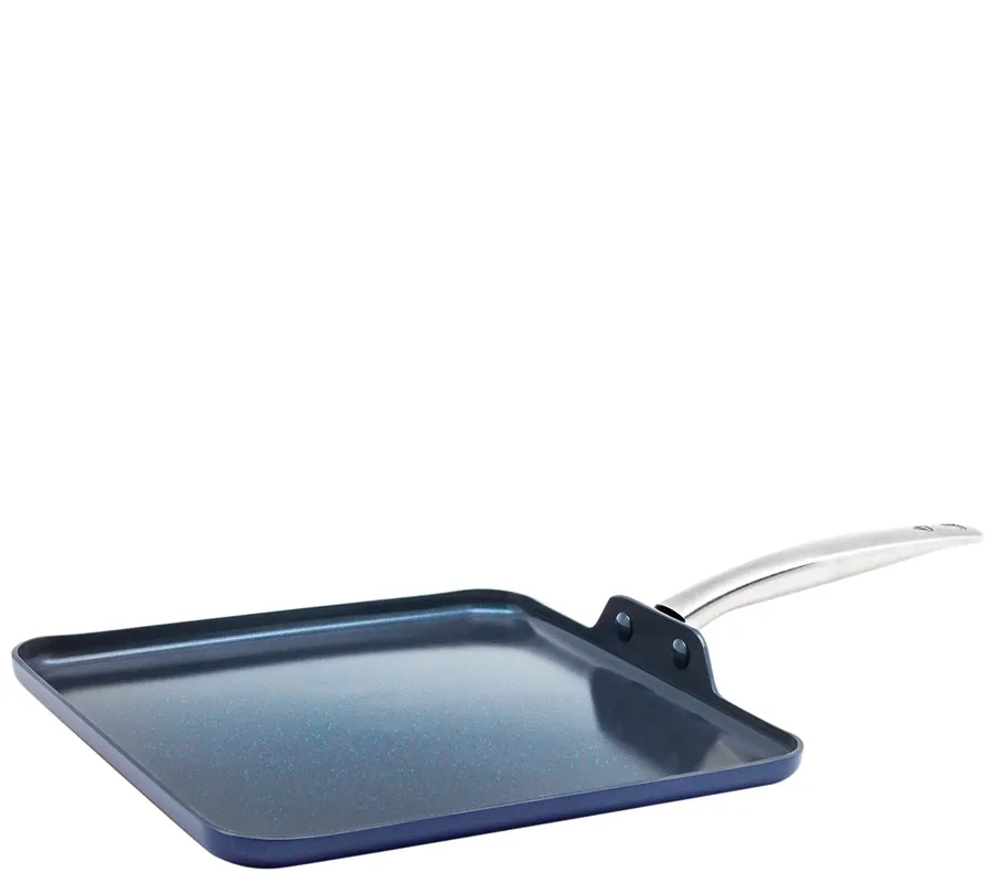 Top Rated Blue Diamond 11" Diamond-Infused Nonstick Square Griddle