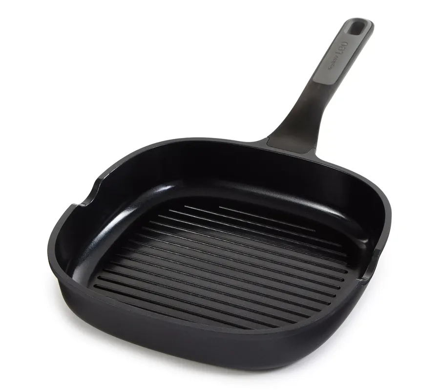 BergHOFF Stone+ Nonstick Ceramic Grill Pan 10.25", Recycled Limited Offer