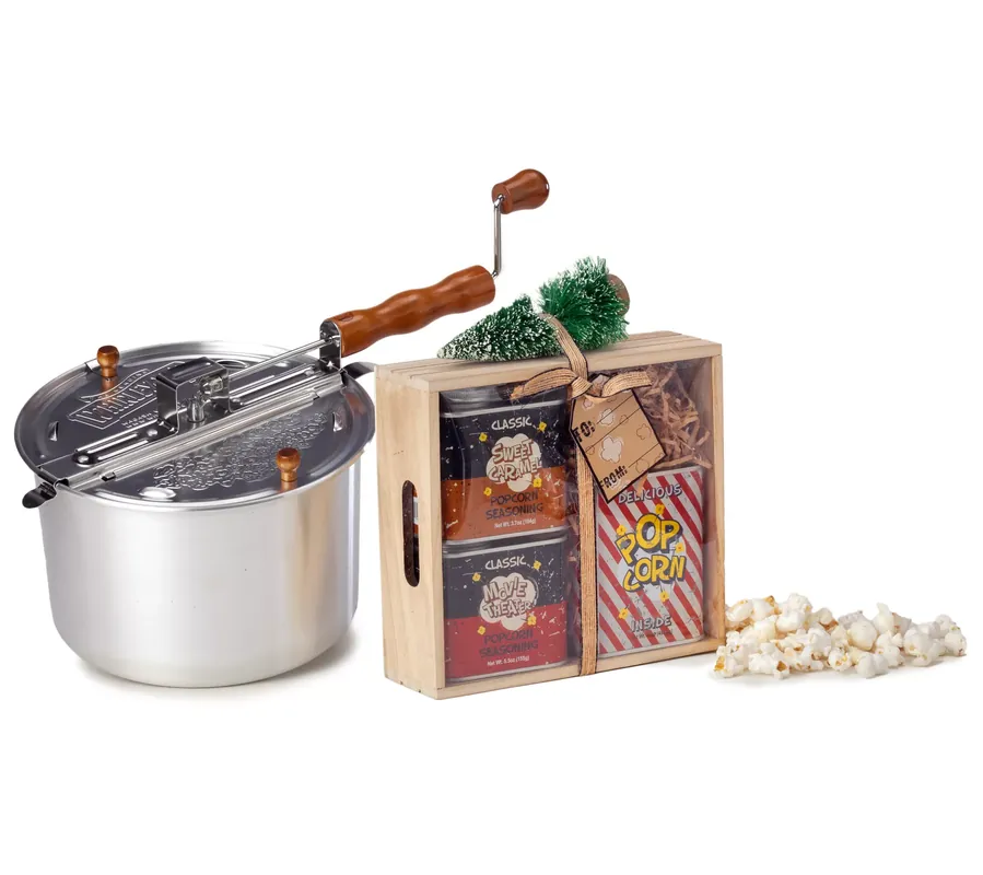 Top Rated Wabash Valley Farms Vintage Whirley Pop & Retro Popcorn Set