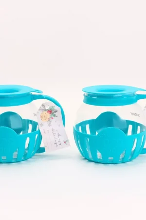 "As Is" Prepology S/2 Glass Microwave Popcorn Makers Price Drop